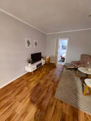 Ein Sitzbereich in der Unterkunft Ferienwohnung Am Heimathof