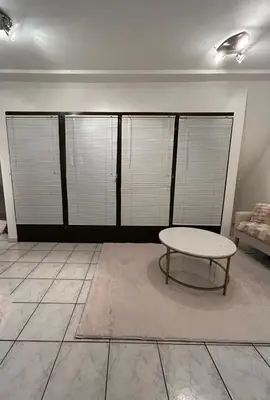 Ein Sitzbereich in der Unterkunft Apartment near Messe Düsseldorf- Airport Rhine