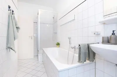 Grundriss der Unterkunft Zentral gelegenes Apartment Perfekt für 4