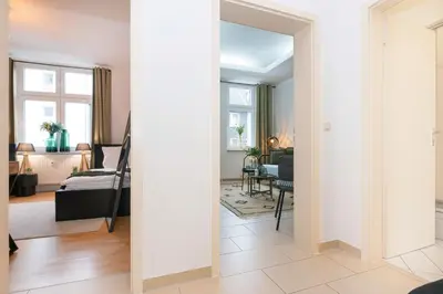 Grundriss der Unterkunft Zentral gelegenes Apartment Perfekt für 4