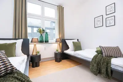 Grundriss der Unterkunft Zentral gelegenes Apartment Perfekt für 4