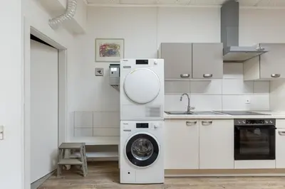 Küche/Küchenzeile in der Unterkunft Ferienwohnung Bernhard