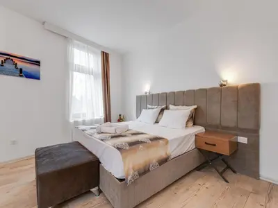 Ein Bett oder Betten in einem Zimmer der Unterkunft Apartment in Oberhausen near Düsseldorf