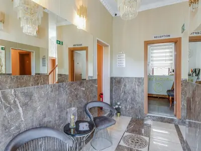 Ein Badezimmer in der Unterkunft Apartment in Oberhausen near Düsseldorf