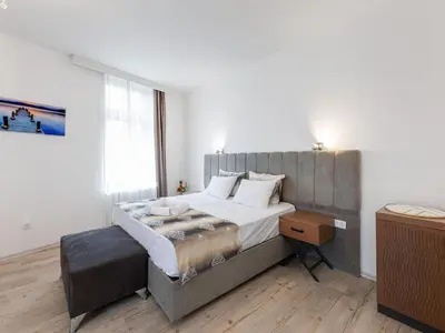 Ein Bett oder Betten in einem Zimmer der Unterkunft Apartment in Oberhausen near Düsseldorf