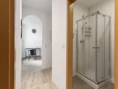 Ein Badezimmer in der Unterkunft Apartment in Oberhausen near Scenic Lake