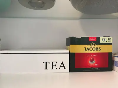 Kaffee-/Teezubehör in der Unterkunft Messe Dus - 3 Rooms - 80qm - Sportpark Wedau