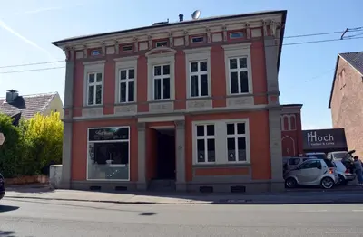 Das Gebäude in dem sich die Ferienwohnung befindet