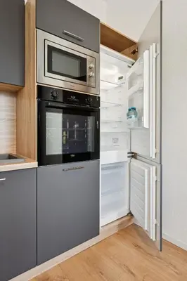 Küche/Küchenzeile in der Unterkunft Gemütliche und ruhige Ferienwohnung in Wuppertal