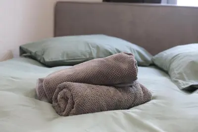 Ein Bett oder Betten in einem Zimmer der Unterkunft StayBaran City Apartment Bochum 2