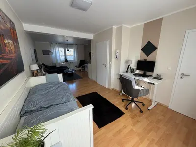 TV/Unterhaltungsangebot in der Unterkunft Wolke13 - gemütliche 2 Zimmer Wohnung mit voll ausgestatteter Küche in der City von Menden