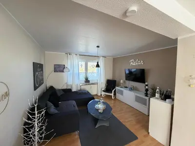 TV/Unterhaltungsangebot in der Unterkunft Wolke13 - gemütliche 2 Zimmer Wohnung mit voll ausgestatteter Küche in der City von Menden