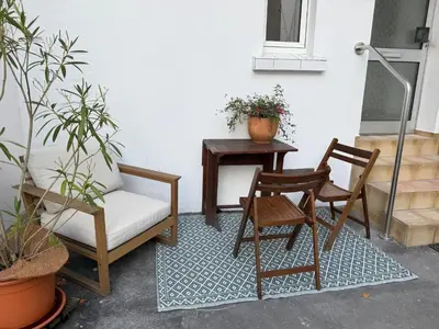 Ein Balkon oder eine Terrasse in der Unterkunft PURAVIDA Moderne, gemütliche 2-Zimmer-Wohlfühloase zentral in Oberhausen