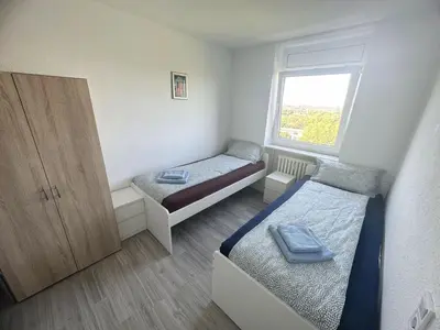 Ein Bett oder Betten in einem Zimmer der Unterkunft Apartment in Dortmund