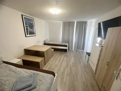 Ein Bett oder Betten in einem Zimmer der Unterkunft Apartment in Dortmund