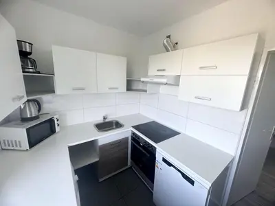 Küche/Küchenzeile in der Unterkunft Apartment in Dortmund