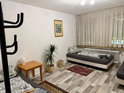 Ein Sitzbereich in der Unterkunft My Apartments&Rooms 04