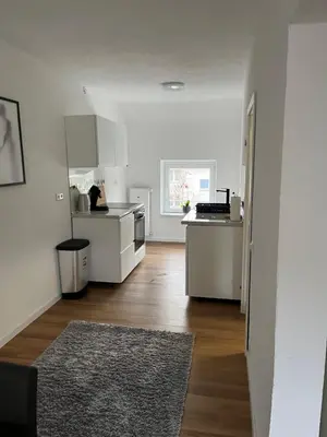 Küche/Küchenzeile in der Unterkunft Ferienwohnung Ruhrperle