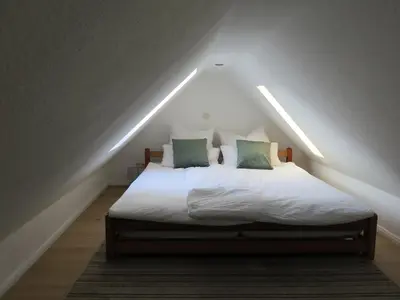 Ein Bett oder Betten in einem Zimmer der Unterkunft 'Emma' die charmante Wohnung - gemütlich & zentral