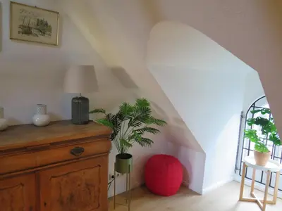 Ein Sitzbereich in der Unterkunft 'Emma' die charmante Wohnung - gemütlich & zentral