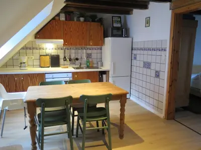 Küche/Küchenzeile in der Unterkunft 'Emma' die charmante Wohnung - gemütlich & zentral
