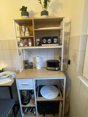 Küche/Küchenzeile in der Unterkunft Ferienwohnung Emma