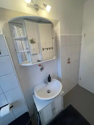 Ein Badezimmer in der Unterkunft Ferienwohnung Emma