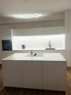 Küche/Küchenzeile in der Unterkunft Emmas Apartments