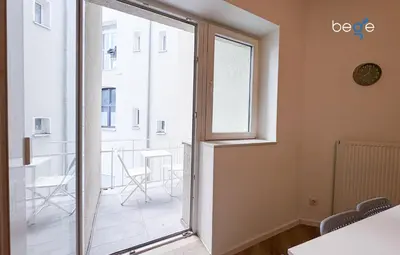 Ein Bett oder Betten in einem Zimmer der Unterkunft BEGE APARTMENTS IdeaHaus