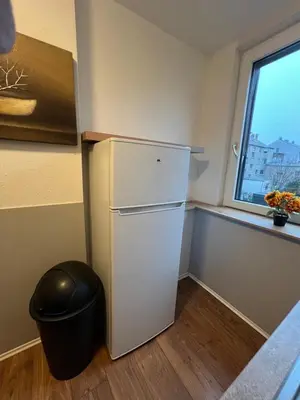 Küche/Küchenzeile in der Unterkunft Ferienwohnung Oberhausen, zentral und voll ausgestattet
