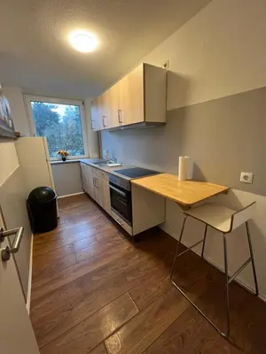 Küche/Küchenzeile in der Unterkunft Ferienwohnung Oberhausen, zentral und voll ausgestattet
