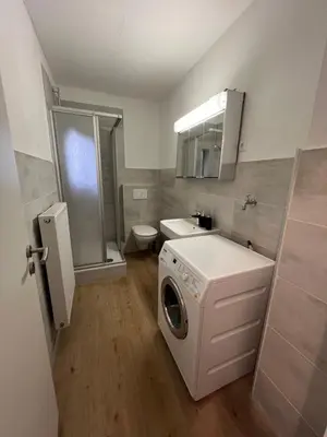Ein Badezimmer in der Unterkunft Ferienwohnung Oberhausen, zentral und voll ausgestattet