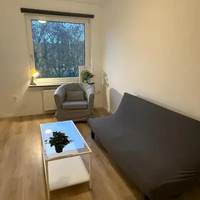 Simple bright 3-room apartment with balcony