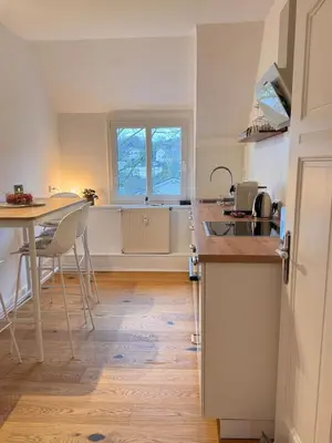 Küche/Küchenzeile in der Unterkunft Cozy Apartment Klutert