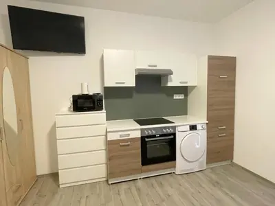 Küche/Küchenzeile in der Unterkunft Monteurwohnung Duisburg