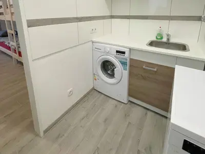Küche/Küchenzeile in der Unterkunft Monteurwohnung Duisburg