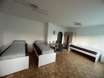 Ein Bett oder Betten in einem Zimmer der Unterkunft Monteurwohnung in Herne