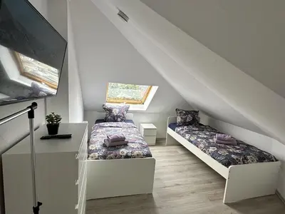 Ein Bett oder Betten in einem Zimmer der Unterkunft Fully equipped Apartment in Castrop-Rauxel