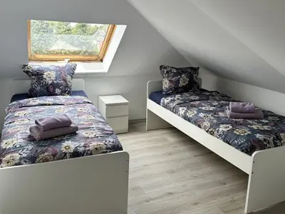 Ein Bett oder Betten in einem Zimmer der Unterkunft Fully equipped Apartment in Castrop-Rauxel