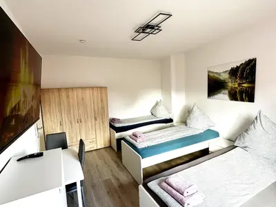 TV/Unterhaltungsangebot in der Unterkunft Gemütliche Apartments in Herten
