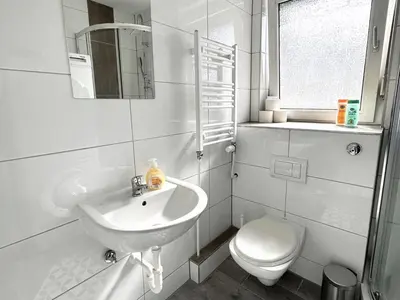 Ein Badezimmer in der Unterkunft Gemütliche Apartments in Herten