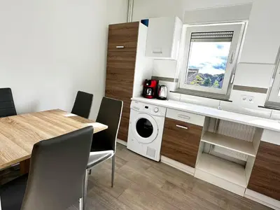 Küche/Küchenzeile in der Unterkunft Gemütliche Apartments in Herten