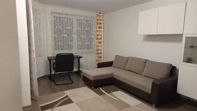 Ein Sitzbereich in der Unterkunft Helles & Ruhiges Apartment in Düsseldorf