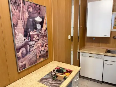 Küche/Küchenzeile in der Unterkunft Apartments Düsseldorf City Center