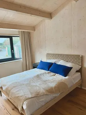 Ein Bett oder Betten in einem Zimmer der Unterkunft Das SILO