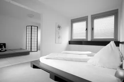 Ein Bett oder Betten in einem Zimmer der Unterkunft Laerholz 84