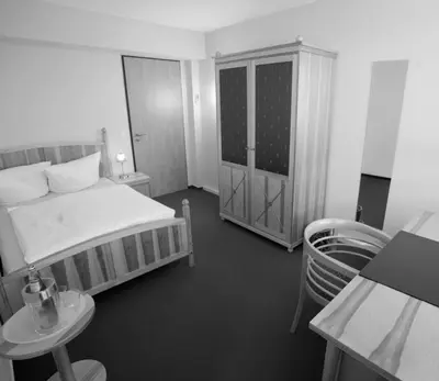 Ein Bett oder Betten in einem Zimmer der Unterkunft Laerholz 84