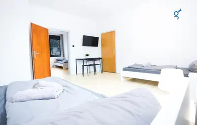 Ein Bett oder Betten in einem Zimmer der Unterkunft BEGE APARTMENTS MinimalStay