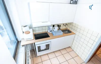 Küche/Küchenzeile in der Unterkunft BEGE APARTMENTS MinimalStay
