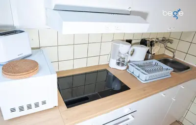 Küche/Küchenzeile in der Unterkunft BEGE APARTMENTS MinimalStay